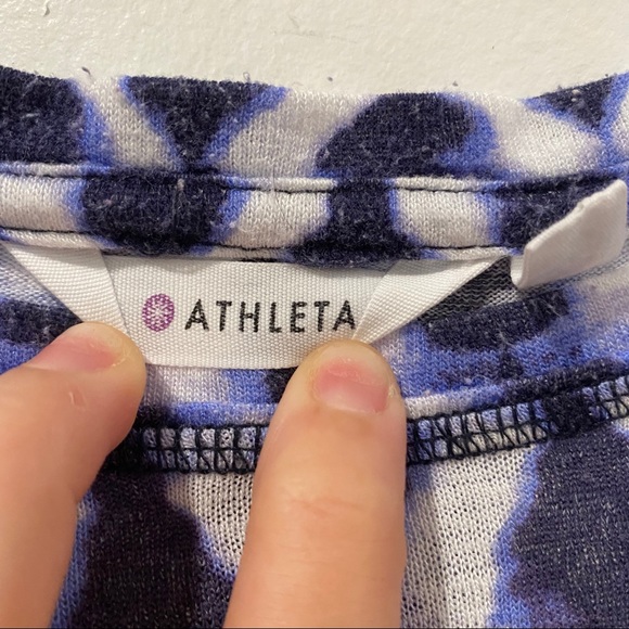 Athleta Blue Tie-Dye Tank Top - Picture 3 of 6